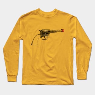 Wild West Toy Cap Gun Long Sleeve T-Shirt